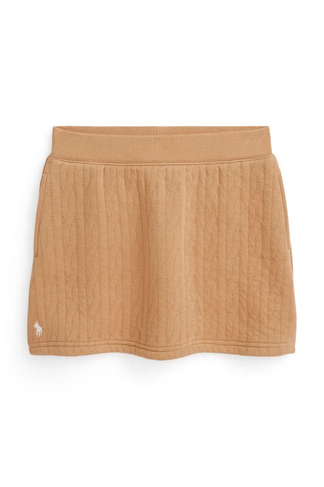 Παιδική φούστα Polo Ralph Lauren χρώμα: μπεζ, 313979002002