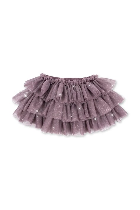 Konges Sløjd spódnica dziecięca FAY SKIRT GRS kolor fioletowy mini rozkloszowana KS103808