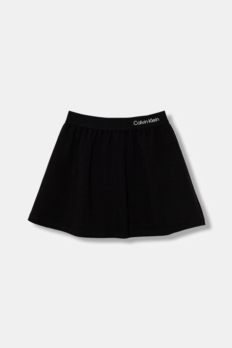 Otroško krilo Calvin Klein Jeans črna barva, IG0IG03029