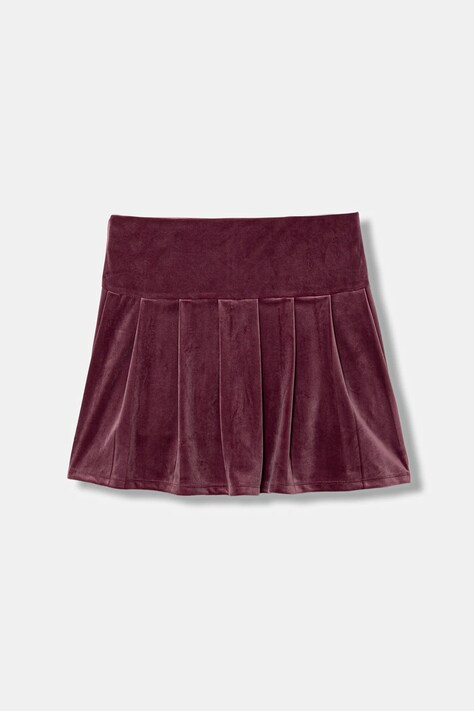 Guess spódnica dziecięca kolor bordowy mini rozkloszowana J5BD10 K0232