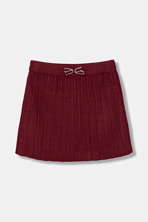 United Colors of Benetton spódnica dziecięca kolor bordowy mini rozkloszowana 1270C000G