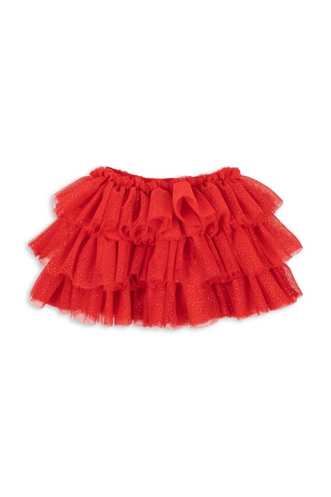 Konges Sløjd spódnica dziecięca FAY SKIRT GRS kolor czerwony mini rozkloszowana KS104297