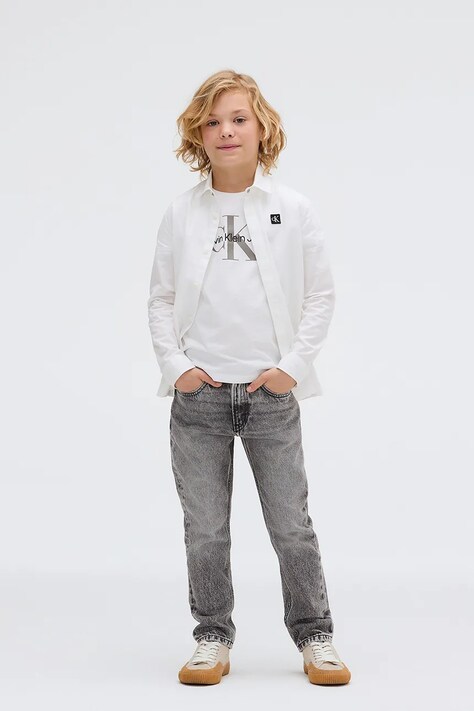 Calvin Klein Jeans jeansy dziecięce DAD WASHED IB0IB02521
