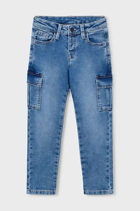 Dječje traperice Mayoral soft denim cargo 4563