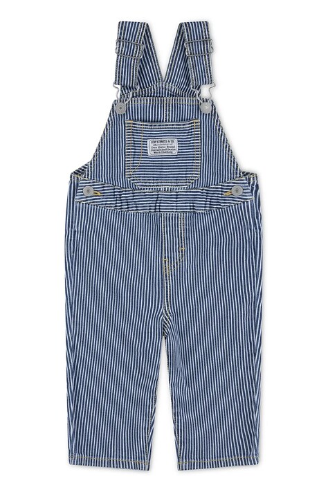 Levi's ogrodniczki jeansowe dziecięce RAILROAD STRIPE OVERALL 6EM321