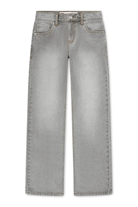 Levi's rifle straight detské 555 RELAXED STRAIGHT JEANS sivé 9EN695