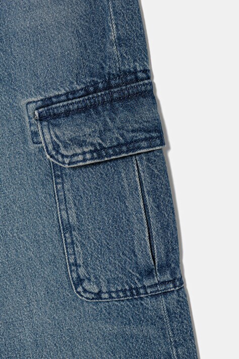Дитячі джинси Guess — AW25-SJB036, блакитний — фото 3