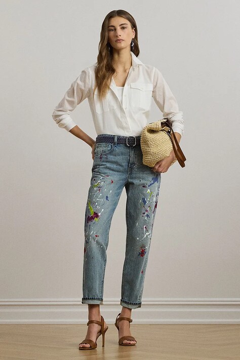 Джинсы Lauren Ralph Lauren средняя посадка 200971257