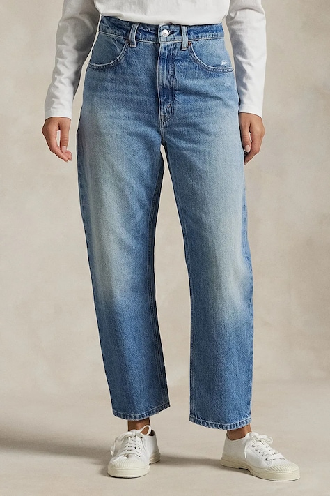 Polo Ralph Lauren джинсы boyfriend для женщин голубые 211969371