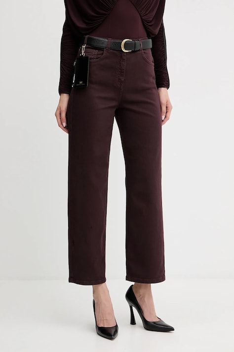 Джинсы Elisabetta Franchi высокая посадка PJ04D56E2