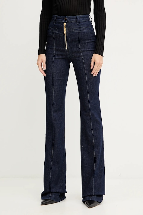 Džíny Elisabetta Franchi dámské, high waist, PJ05D56E2