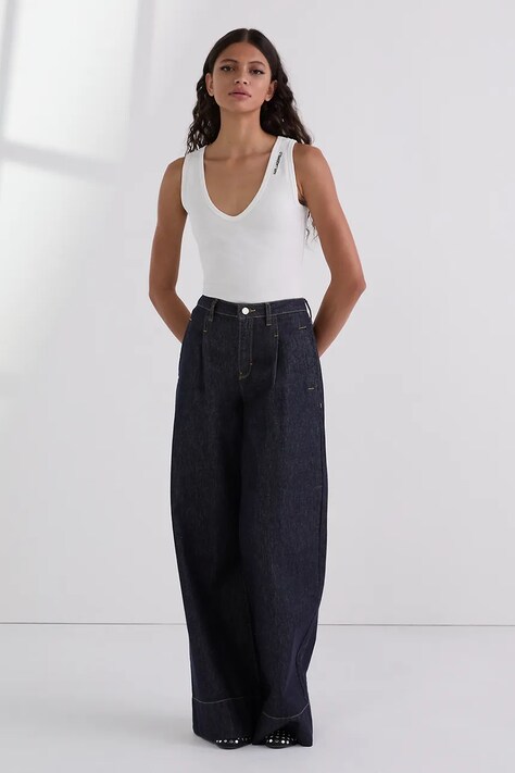 Karl Lagerfeld jeans culoarea negru, A3W10011