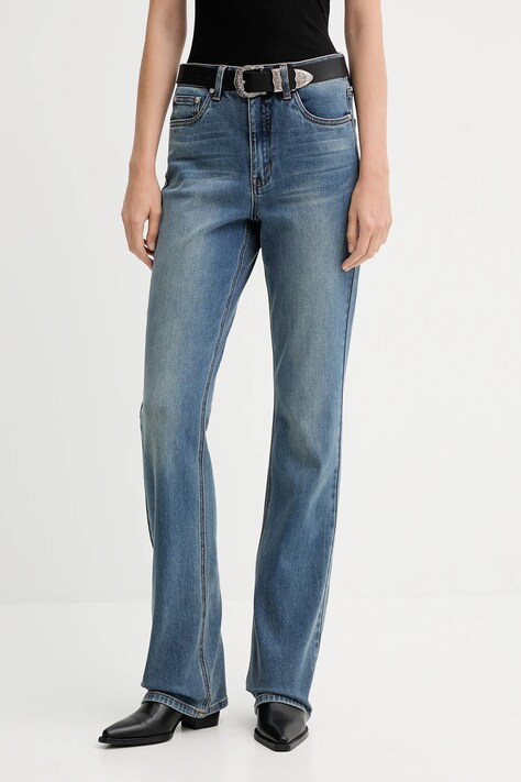Gestuz jeansy damskie high waist 10910573
