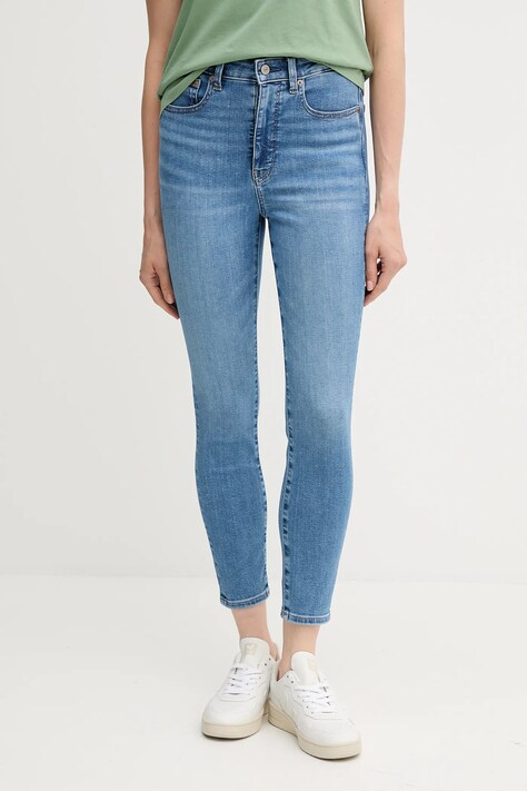 Džíny Calvin Klein Jeans dámské, modrá barva, LV047B769G