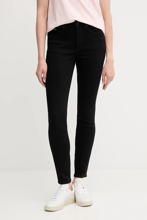 Džíny Calvin Klein Jeans dámské, černá barva, LV047C777G
