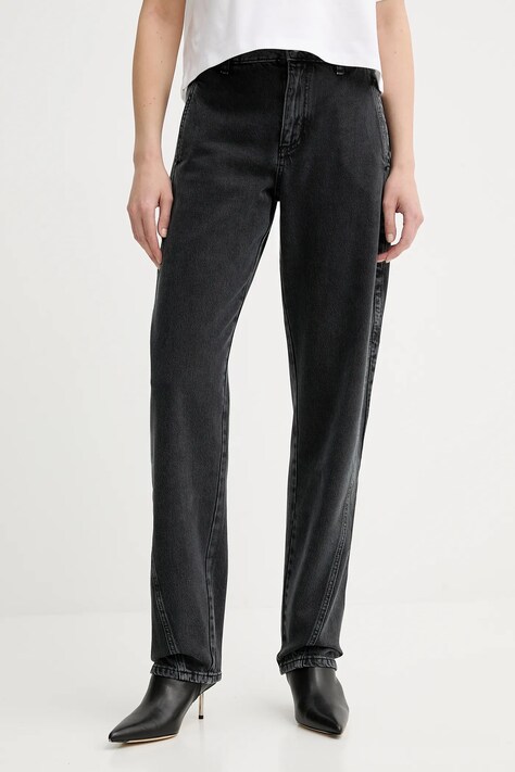 BOSS jeansy damskie high waist 50542561