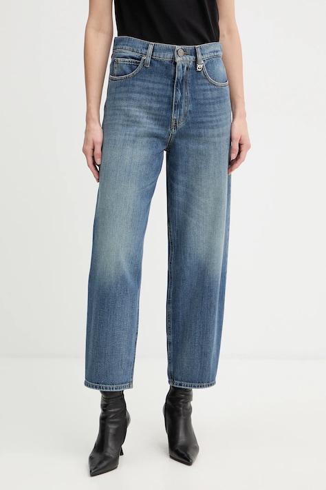 Pinko jeansy damskie high waist 103857 A2RQ