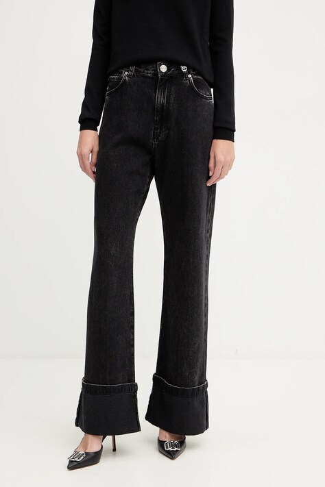 Pinko jeansy damskie kolor czarny 105541 A2RR