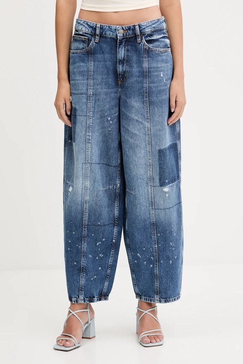 Guess Originals jeansy damskie high waist W5YG69 D5R01