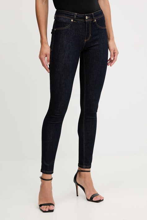 Versace Jeans Couture jeansy damskie kolor niebieski 79HAB5J1 CDW02
