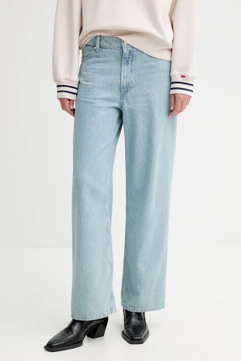 Marc O'Polo jeansy damskie kolor niebieski 5000006317
