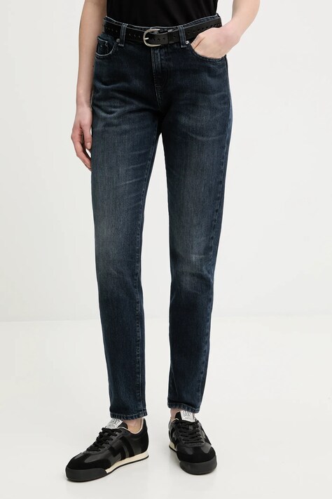 Tommy Jeans jeansy dziecięce damskie kolor granatowy DW0DW21516