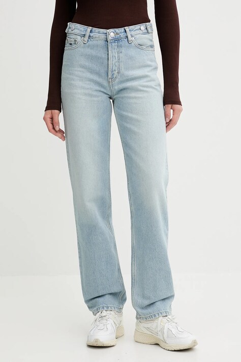 Tommy Jeans jeansy bawełniane damskie high waist DW0DW22154