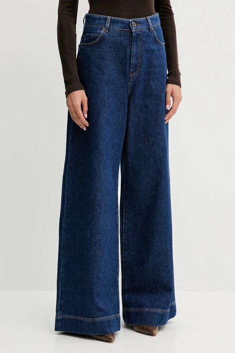 Weekend Max Mara jeansy CIRO damskie kolor granatowy 2525186042600
