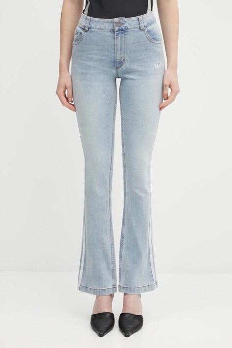 Дънки adidas Originals Slim Denim със стандартна талия KE9801