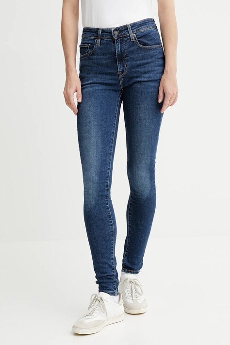 Levi's jeansy damskie kolor niebieski 18882