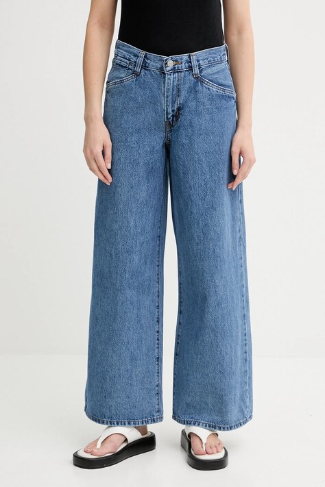 Levi's jeansy damskie kolor niebieski A5929