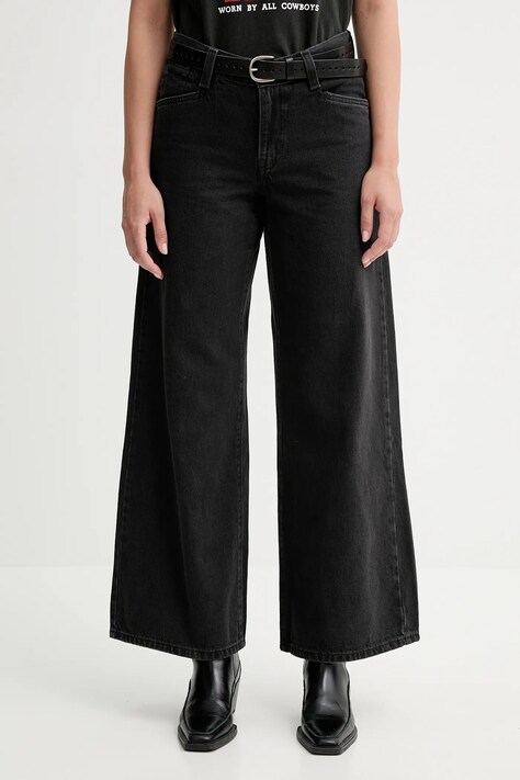 Levi's jeansi 94 BAGGY WIDE LEG culoarea negru, A5929.0006