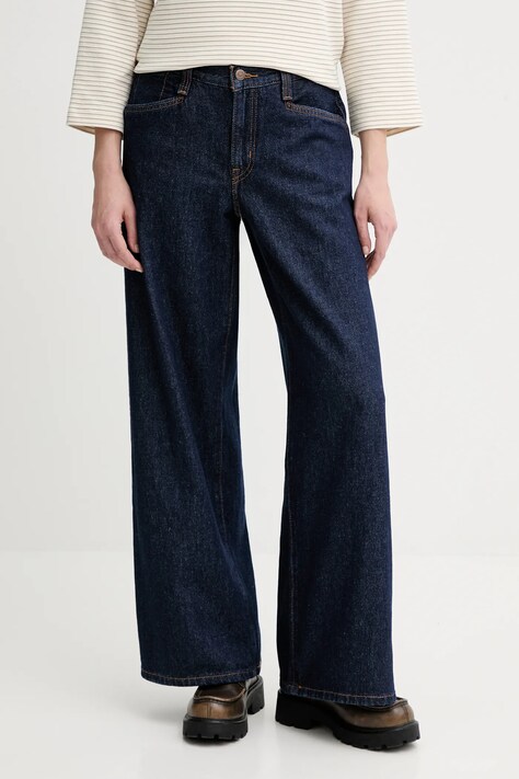 Levi's jeansy damskie kolor granatowy A5929