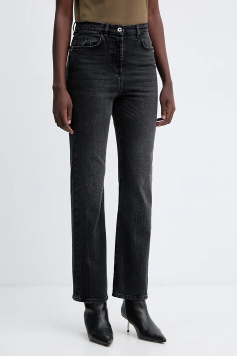 Patrizia Pepe jeansy damskie kolor czarny 2P1736 D112
