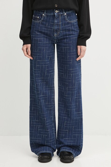 Kenzo jeans donna colore blu FF62DP2176V3
