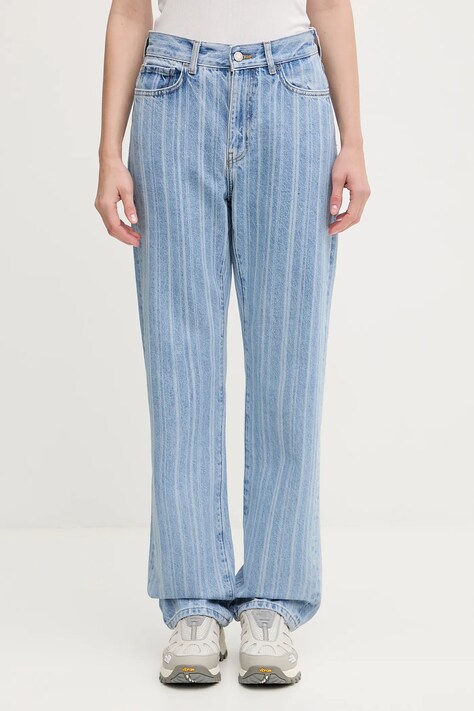 Carhartt WIP jeansy W' Rylan damskie high waist I035581.32H12