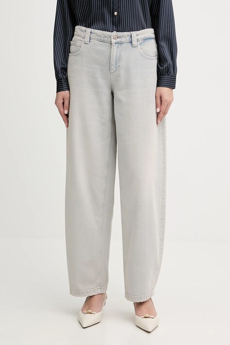 Guess jeansy damskie kolor niebieski W5YA2L D0974