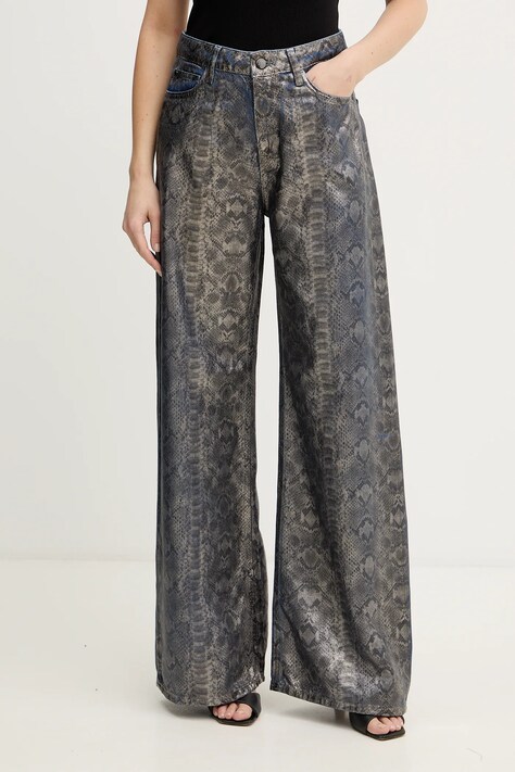 Guess jeansy damskie kolor szary W5BA82 D5QK2