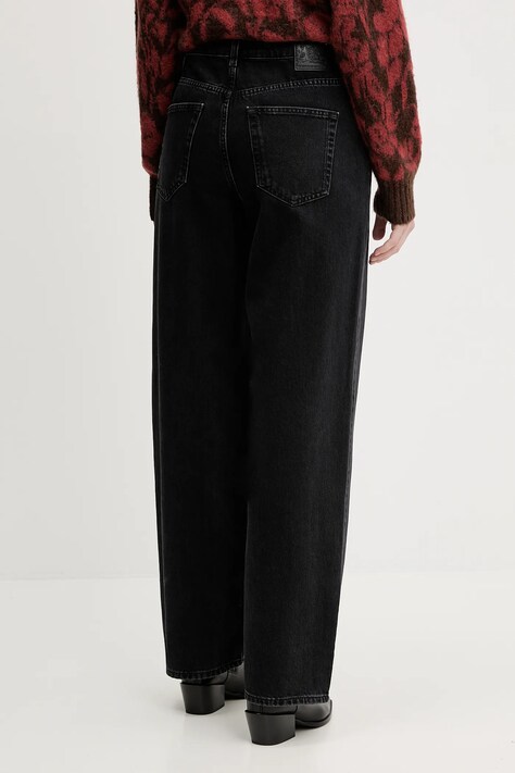 Sisley jeansy damskie high waist 47RYLE04D