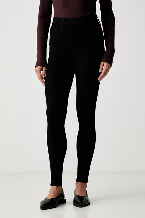 Levi's skinny traperice za žene 720 HIRISE SUPER SKINNY crne 52797-0022