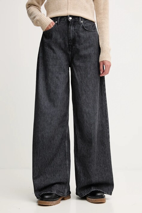 Pepe Jeans jeansy damskie kolor czarny PL20474049S1