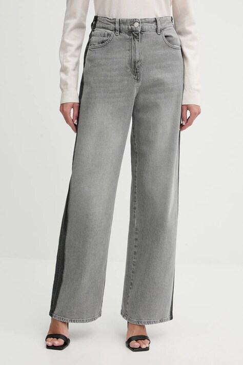Twinset jeansy damskie high waist 252AT2200