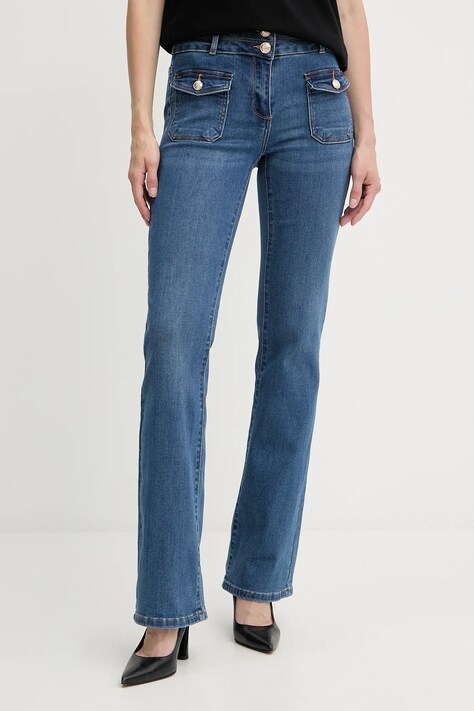 Morgan jeansy damskie medium waist POLEN3
