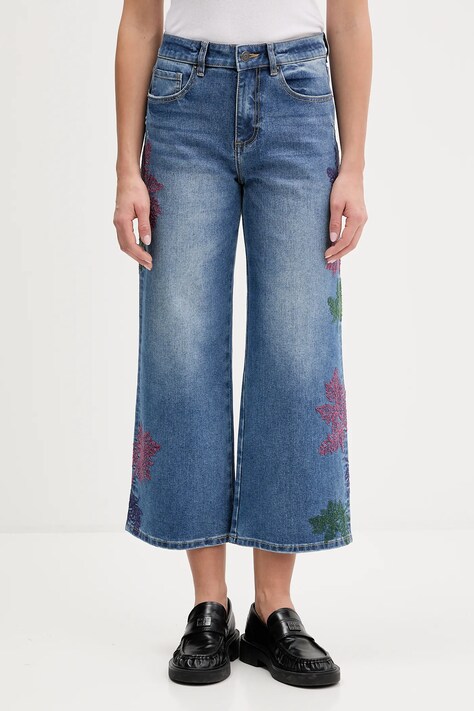 Desigual jeansy BOTANI damskie high waist 25WWDD21