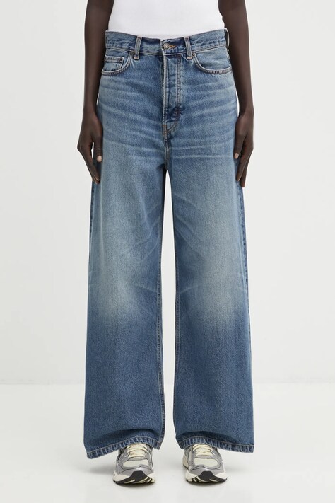 Fiorucci jeansy Made in Heaven Print Baggy damskie high waist W02FPDJE458DN03DN02