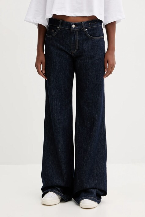 Marella jeansy damskie kolor granatowy 2523186034200
