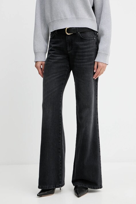 Marella jeansy damskie kolor czarny 2523186034200
