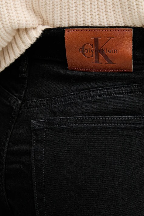 Calvin Klein Jeans jeansy damskie kolor czarny LV047D907G
