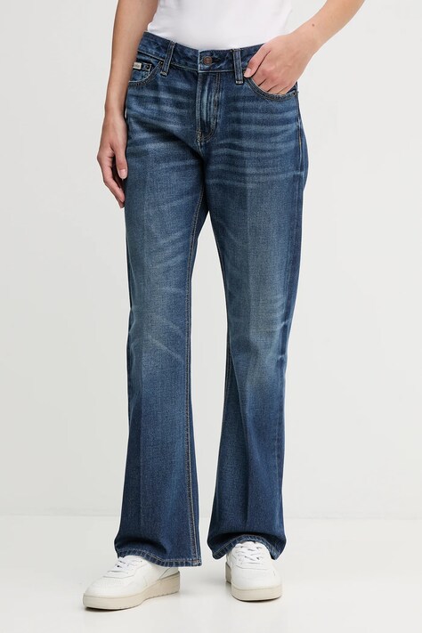 Calvin Klein Jeans jeansy damskie medium waist LV147D734G