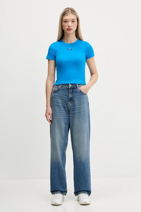 Hugo Blue jeans high waist, 50546357